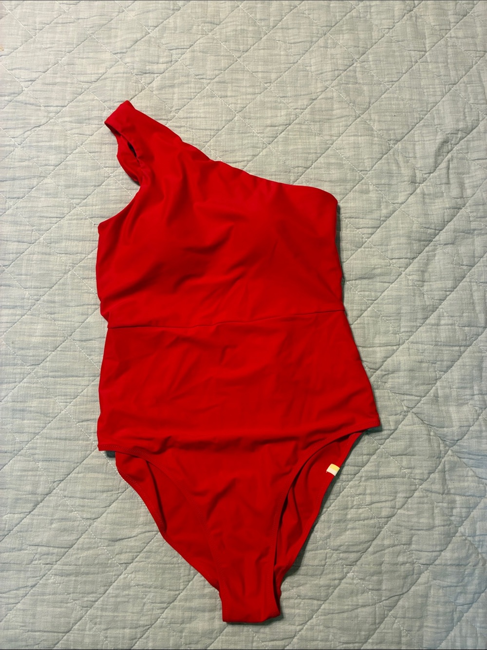summersalt Bright Red One-Shoulder Women’s One-Piece Swimsuit